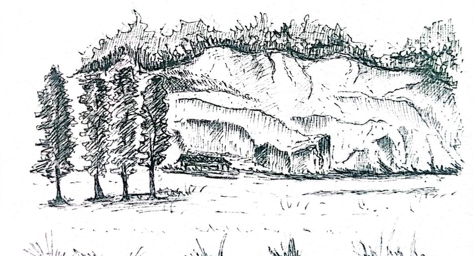 Mother Earth has given, Mother Earth is wounded, Mother Earth will judge. The landslide at Mount Kapur is part of the punishment for damaging nature /Rina Kusuma @sketsarina